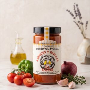 Natural Sofrito for Rice Dishes and Paellas 350g (Glass Jar)